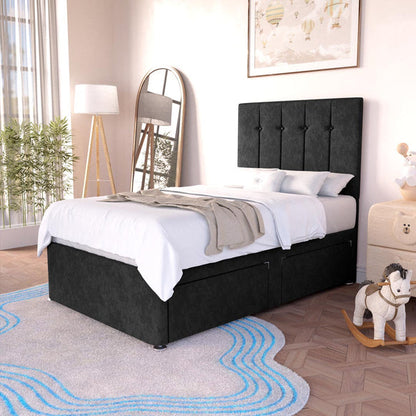 Tokyo Kids Divan Bed - Black Naples