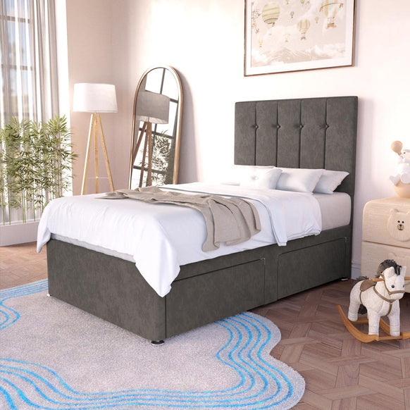 Tokyo Kids Divan Bed - Slate Grey Naples