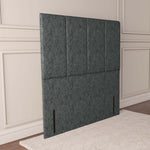 Victoria Floor Standing Headboard - Charcoal Chenille