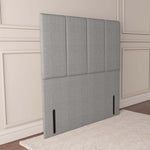 Victoria Floor Standing Headboard - Silver Linoso
