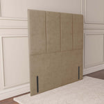 Victoria Floor Standing Headboard - Mink Plush Velvet