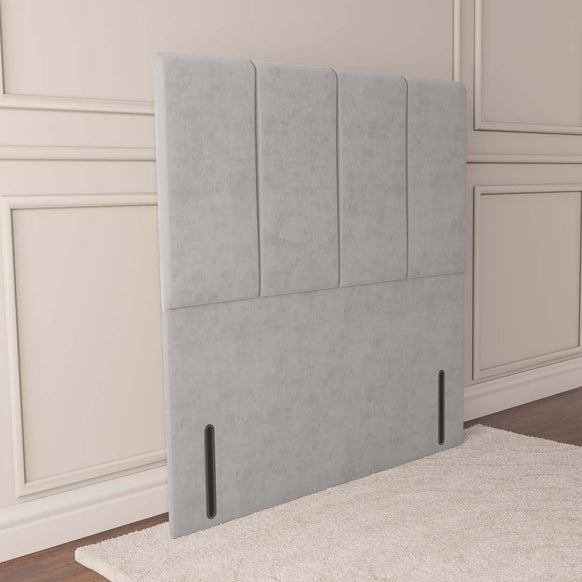 Victoria Floor Standing Headboard - Black Chenille