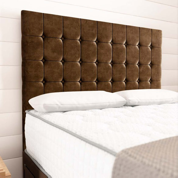 Kingston Divan Bed - Mocca Plush Velvet