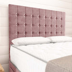 Kingston Divan Bed - Pink Plush Velvet