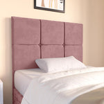 Lima Kids Divan Bed - Pink Plush Velvet