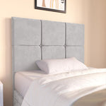 Lima Kids Divan Bed - Silver Plush Velvet
