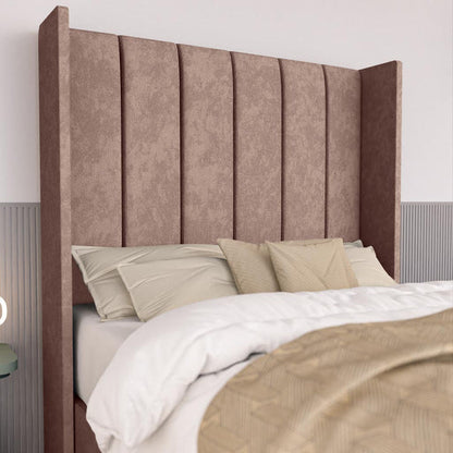 Prague Kids Wingback Divan Bed - Mauve Naples