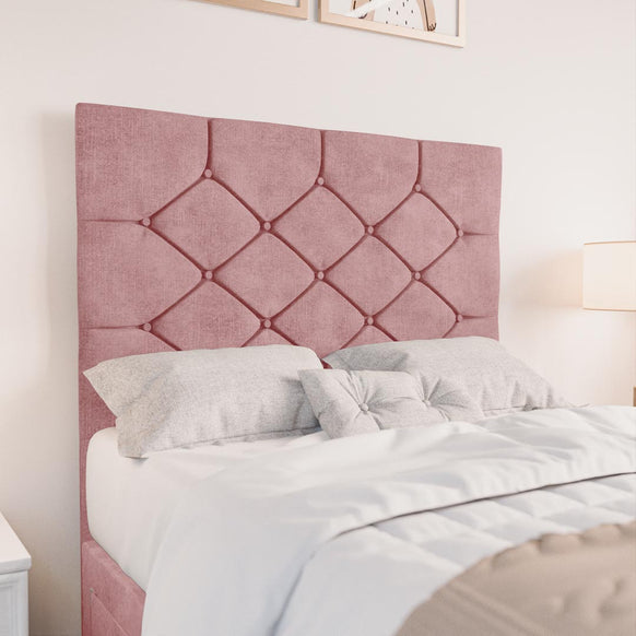 Seville Kids Chesterfield Divan Bed - Pink Coniston
