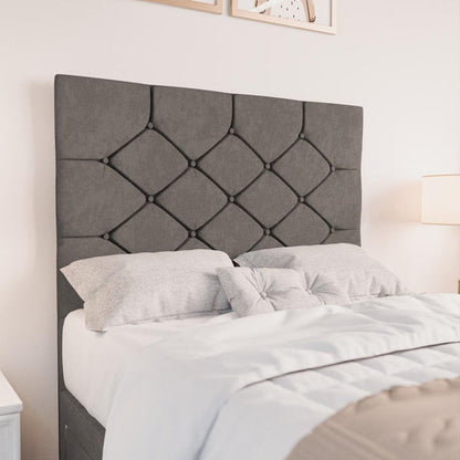 Seville Kids Chesterfield Divan Bed - Slate Grey Naples
