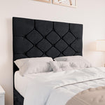 Seville Kids Chesterfield Divan Bed - Black Plush Velvet