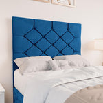 Seville Kids Chesterfield Divan Bed - Blue Plush Velvet