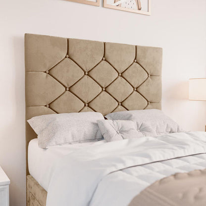 Seville Kids Chesterfield Divan Bed - Mink Plush Velvet