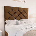 Seville Kids Chesterfield Divan Bed - Mocca Plush Velvet