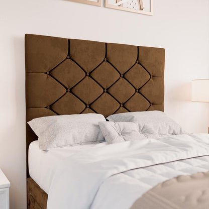 Seville Kids Chesterfield Divan Bed - Mocca Plush Velvet