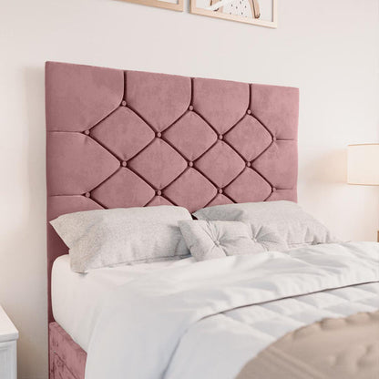 Seville Kids Chesterfield Divan Bed - Pink Plush Velvet