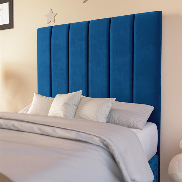 Sydney Kids Divan Bed - Blue Plush Velvet