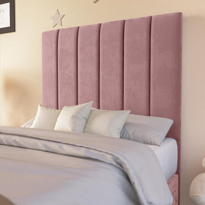 Sydney Kids Divan Bed - Pink Plush Velvet
