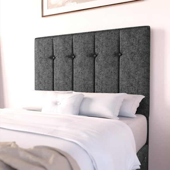 Prague Kids Divan Bed - Charcoal Chenille