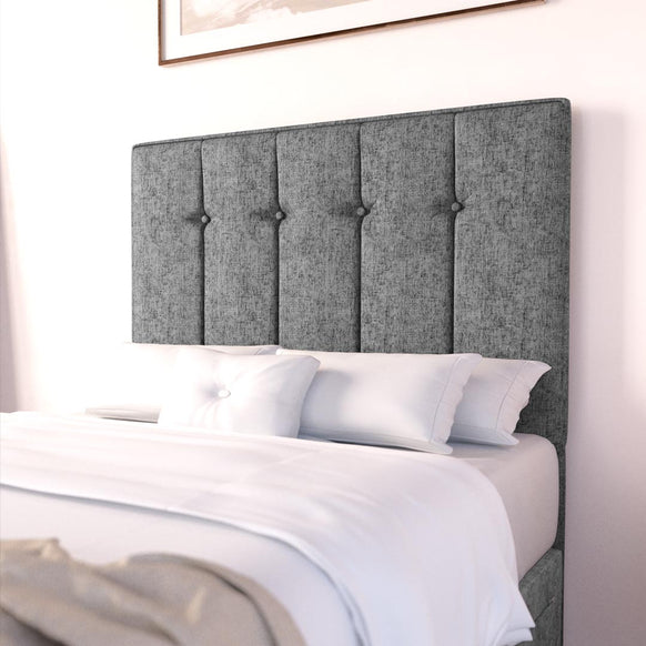 Prague Kids Divan Bed - Silver Chenille
