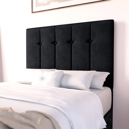 Prague Kids Divan Bed - Black Plush Velvet