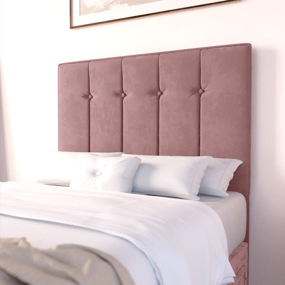 Prague Kids Divan Bed - Pink Plush Velvet