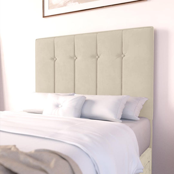 Tokyo Kids Divan Bed - Cream Plush Velvet
