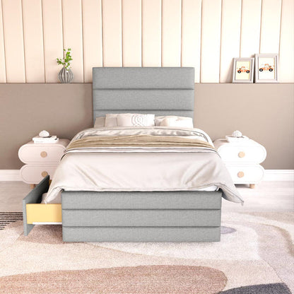 Havana Kids Divan Bed - Silver Linoso