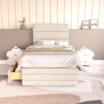 Havana Kids Divan Bed - Cream Naples