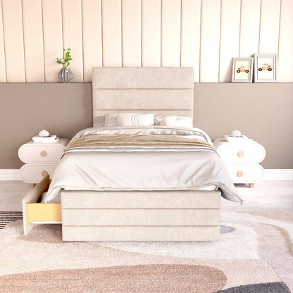 Havana Kids Divan Bed - Cream Naples