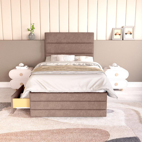 Havana Kids Divan Bed - Mauve Naples