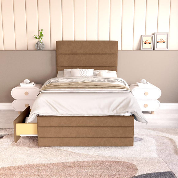 Havana Kids Divan Bed - Mink Naples