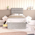 Havana Kids Divan Bed - Seal Grey Naples