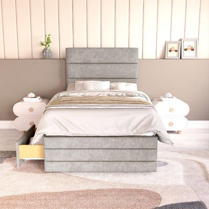 Havana Kids Divan Bed - Seal Grey Naples