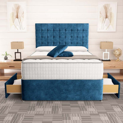 Kingston Divan Bed - Blue Coniston