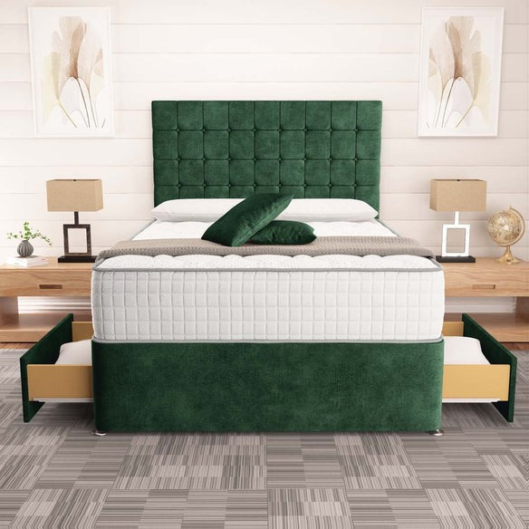 Kingston Divan Bed - Emerald Coniston