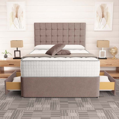 Kingston Divan Bed - Mauve Naples
