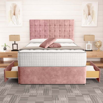 Kingston Divan Bed - Pink Coniston