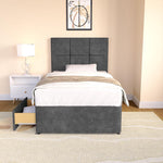 Lima Kids Divan Bed - Charcoal Coniston