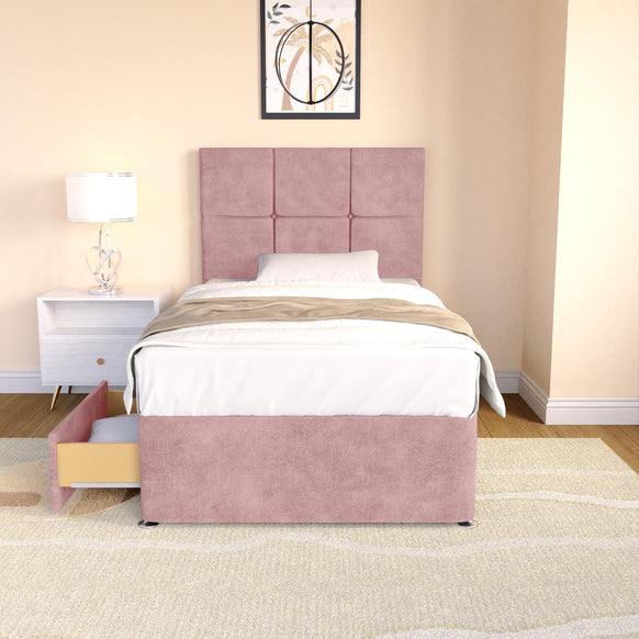 Lima Kids Divan Bed - Pink Coniston