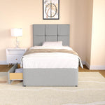 Lima Kids Divan Bed - Silver Linoso