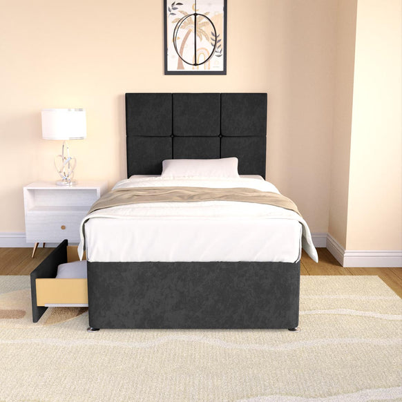 Lima Kids Divan Bed - Black Naples