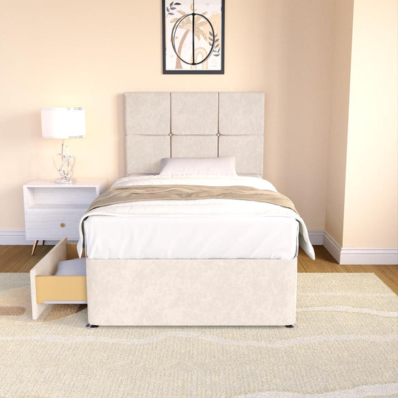 Lima Kids Divan Bed - Cream Naples