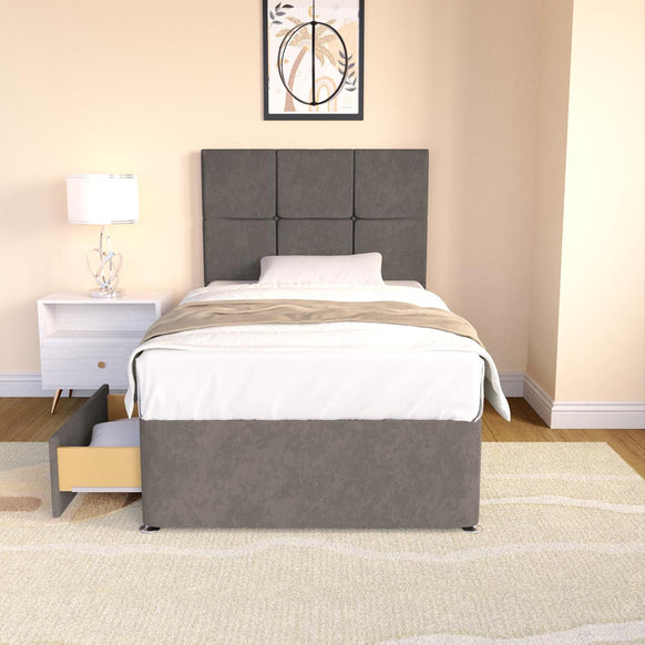Lima Kids Divan Bed - Slate Grey Naples