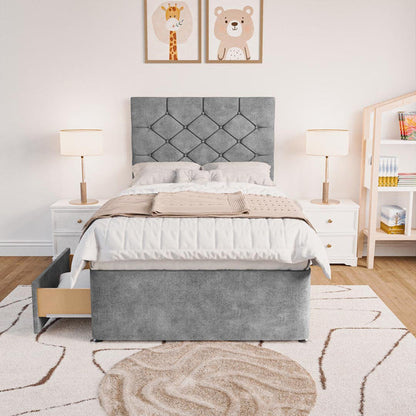 Seville Kids Chesterfield Divan Bed - Armour Coniston