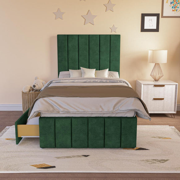 Sydney Kids Divan Bed - Emerald Coniston