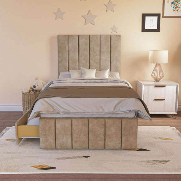 Sydney Kids Divan Bed - Mink Coniston