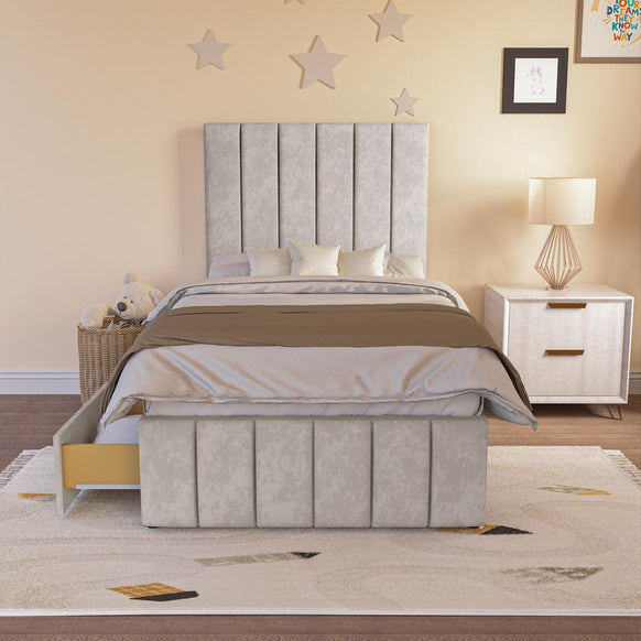 Sydney Kids Divan Bed - Seal Grey Naples