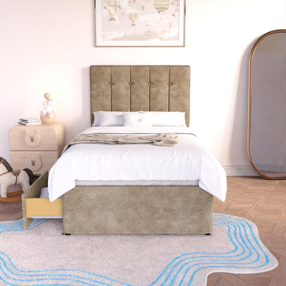 Tokyo Kids Divan Bed - Mink Coniston