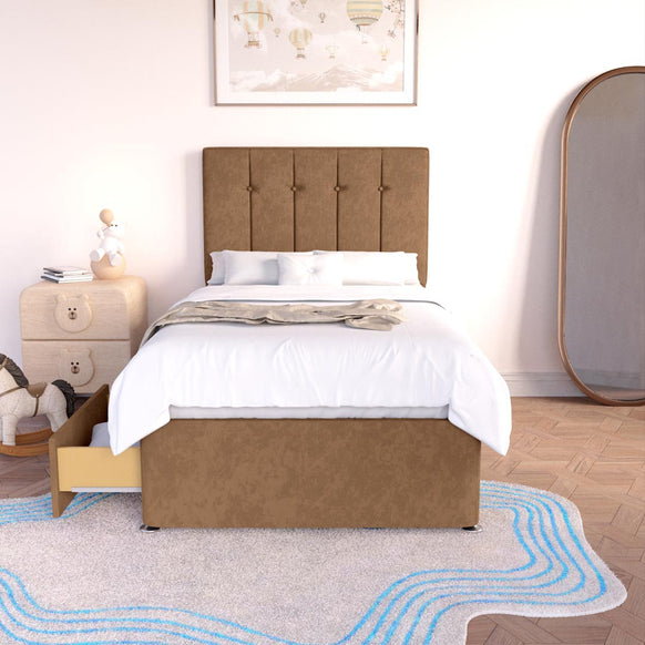 Prague Kids Divan Bed - Mink Naples