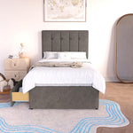 Prague Kids Divan Bed - Slate Grey Naples